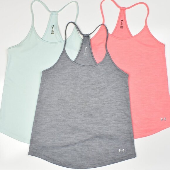 Under Armour Racer Back Tank Bundle Lot - XS - Picture 1 of 9